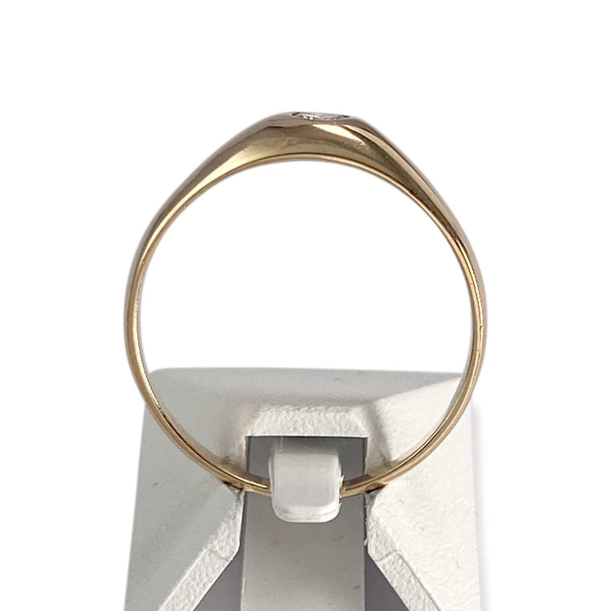 Bague d'occasion or 750 jaune diamant - vue 3