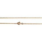 Second hand gold chain 750 yellow mesh forcat - view 3