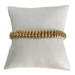 Bracelet d'occasion or 750 jaune maille américaine - vue 1