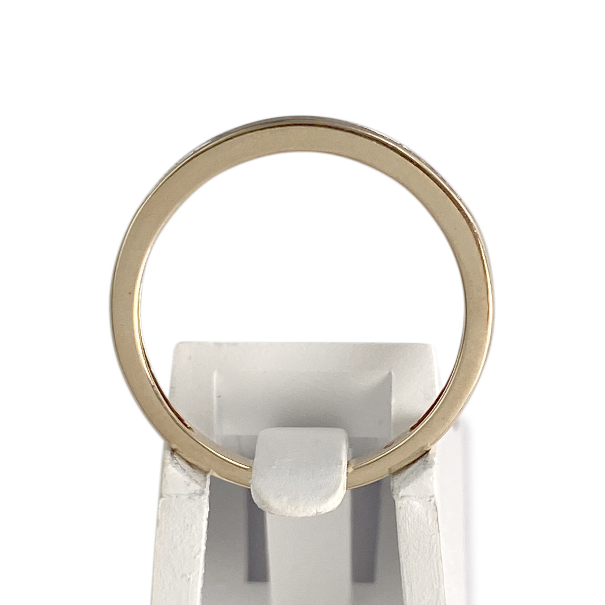 Bague d'occasion or 375 jaune diamants - vue 3