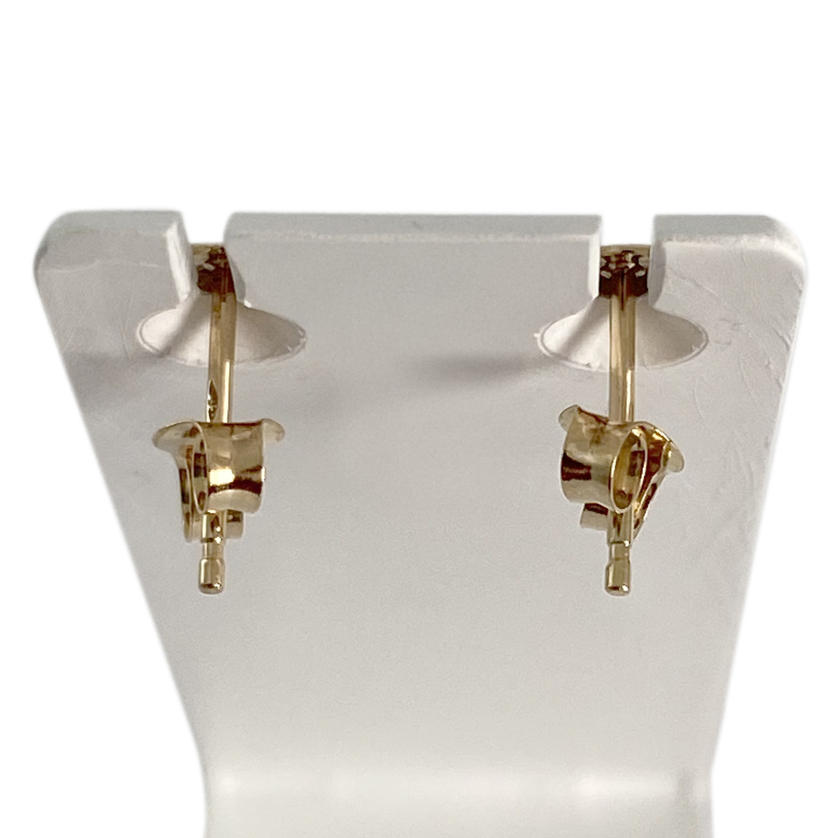 Boucles d'oreilles d'occasion or 750 jaune - vue 3