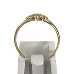 Bague d'occasion 2 ors 750 coeur diamants - vue 3