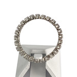 Bague d'occasion or 750 blanc diamants - vue 3