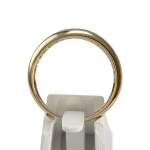 Bague d'occasion or 750 jaune diamants - vue 3
