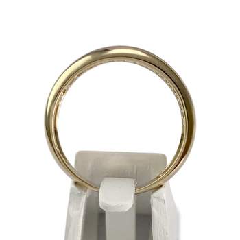 Tweedehands gouden ring 750 gele diamanten