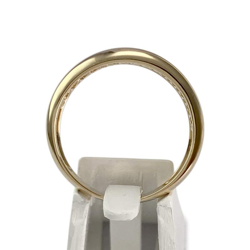 Bague d'occasion or 750 jaune diamants - vue 3