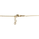 Collier d'occasion or 750 jaune maille forcat diamant - vue 3