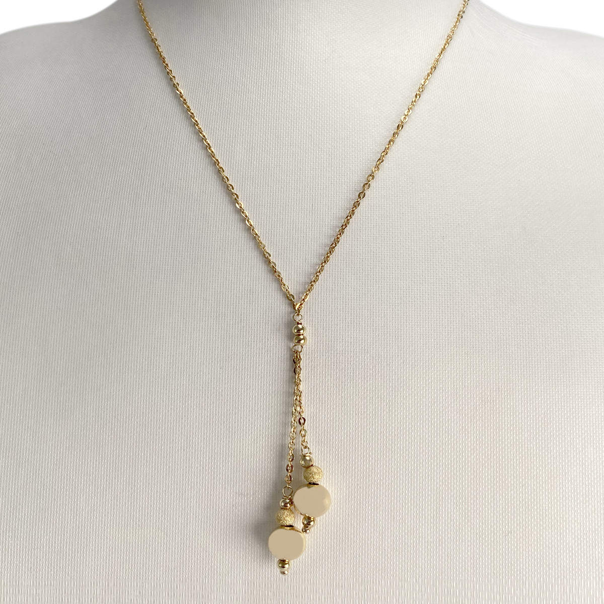 Collier d'occasion or 750 jaune maille forçat - vue 2