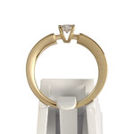 Bague d'occasion or 750 jaune diamants - vue 3