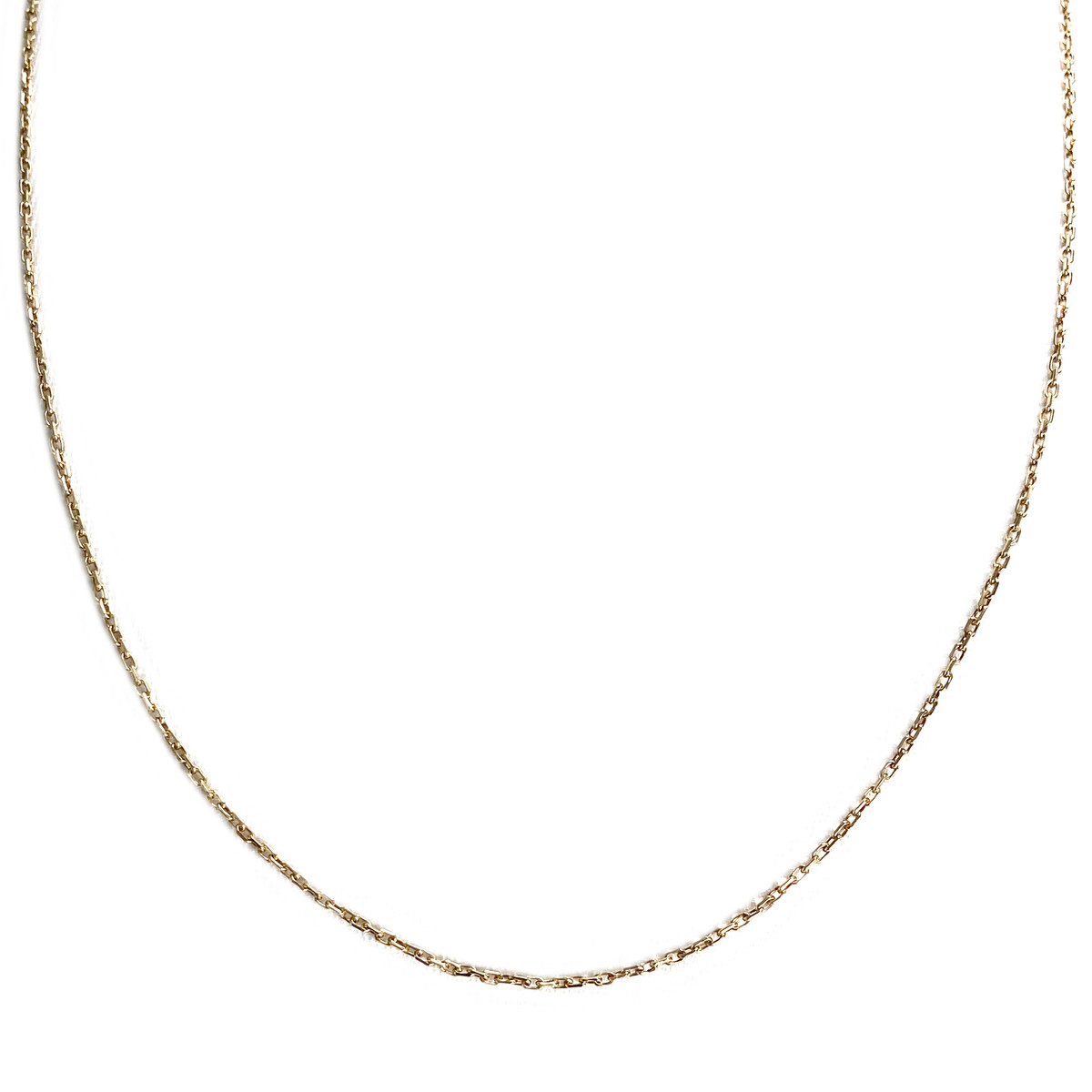 Chaîne d'occasion or 750 jaune maille forcat