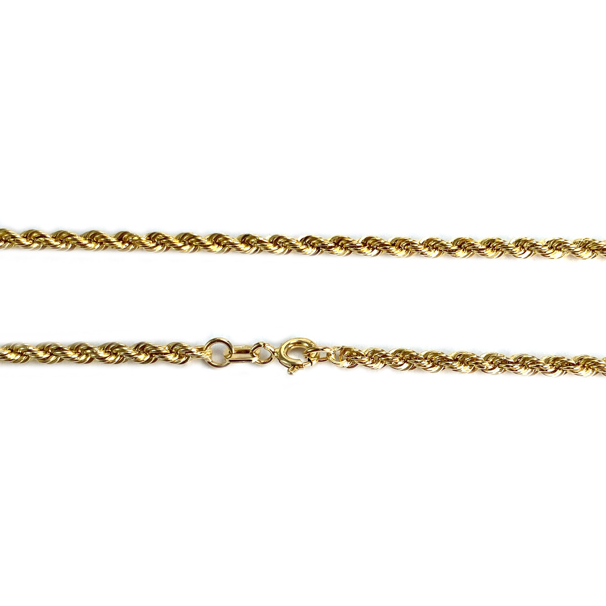 Collier d'occasion or 375 jaune maille torsadée - vue 3