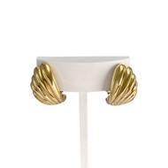 Boucles d'oreilles d'occasion or 750 jaune