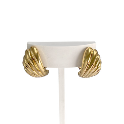 Boucles d'oreilles d'occasion or 750 jaune