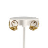 Boucles d'oreilles d'occasion or 750 jaune - vue V3