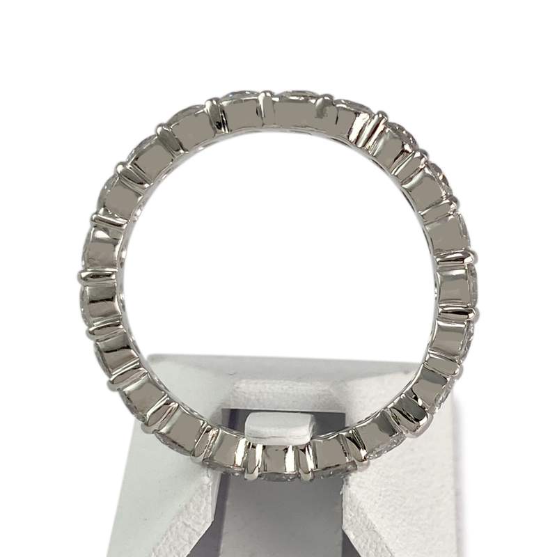 Bague d'occasion or 750 blanc diamants - vue 3