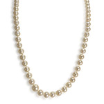 Collier d'occasion or 750 blanc diamant perle de culture du japon - vue 1