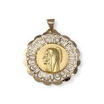 Médaille vierge d'occasion or 750 jaune - vue 1