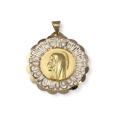 Médaille vierge d'occasion or 750 jaune - vue 1