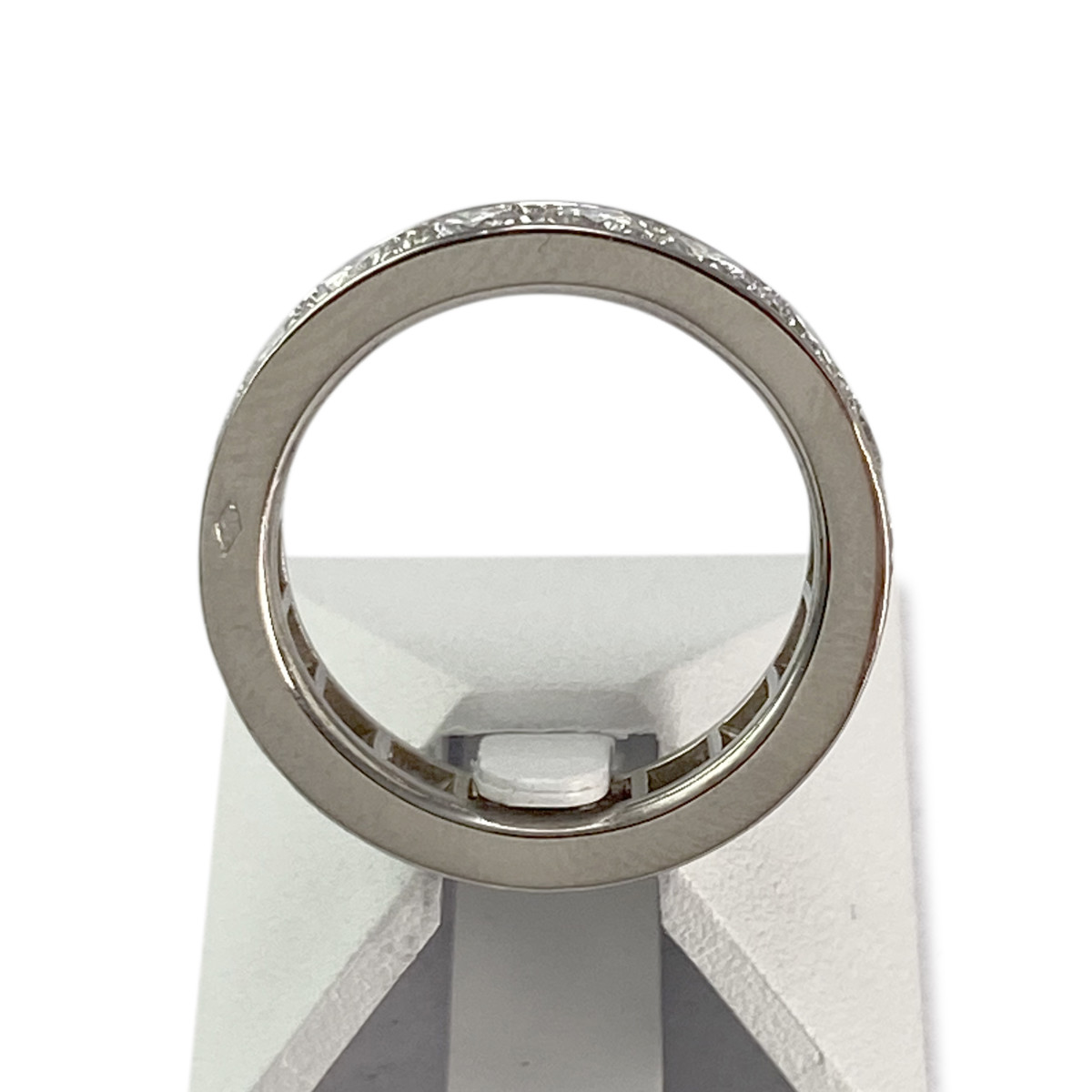 Bague d'occasion or 750 blanc diamants - vue 3