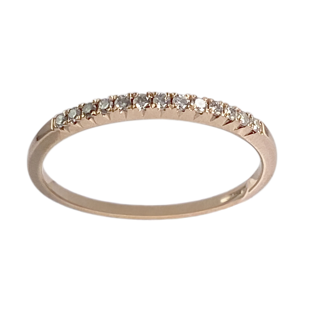 Bague MARC ORIAN d'occasion or 375 rose diamants