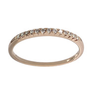 Bague MARC ORIAN d'occasion or 375 rose diamants
