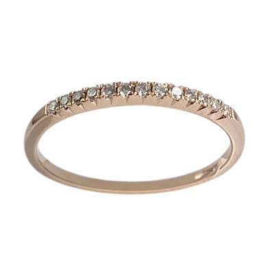 Bague MARC ORIAN d'occasion or 375 rose diamants - vue 1
