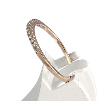 Pre-owned MARC ORIAN ring in 18K rose gold with diamonds