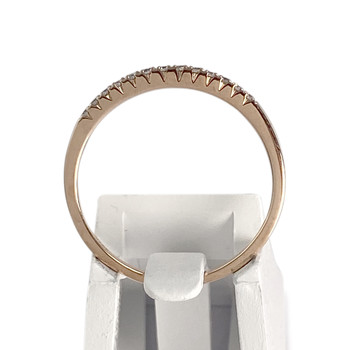 Pre-owned MARC ORIAN ring in 18K rose gold with diamonds