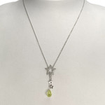 Collier d'occasion or 750 blanc maille forçat - vue 2