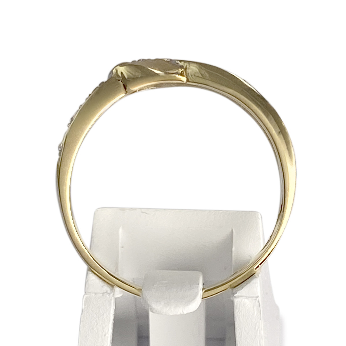 Bague d'occasion 2 ors 750 zirconias - vue 3