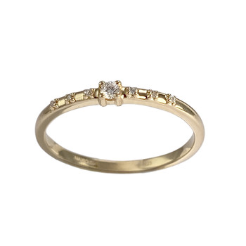 Bague MAUBOUSSIN d'occasion or 750 jaune diamants