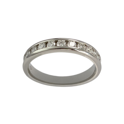 Bague d'occasion VAN BRILL or 750 blanc diamants - vue 1