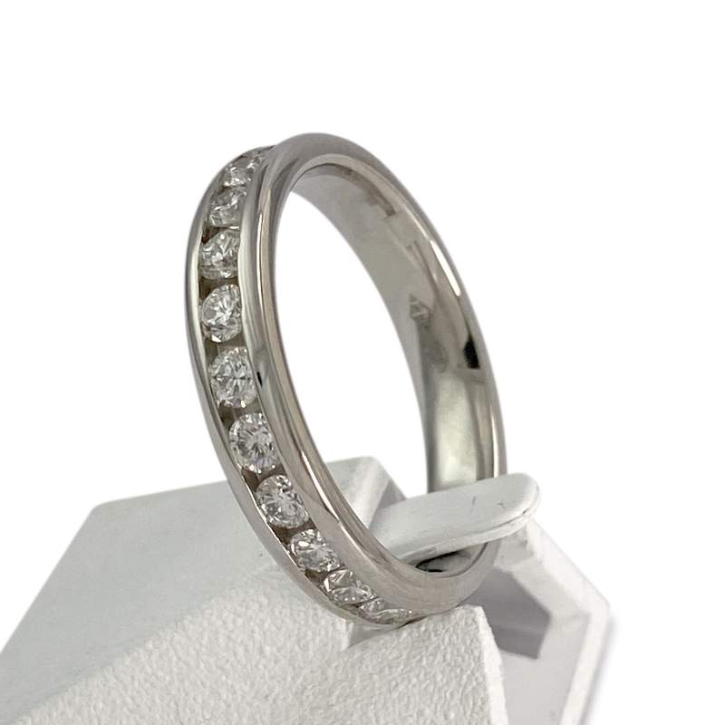 Bague d'occasion VAN BRILL or 750 blanc diamants - vue 2