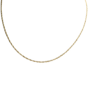 Chaîne d'occasion or 750 jaune maille fantaisie
