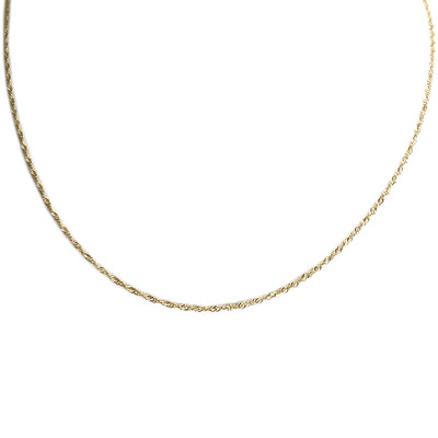 Chaîne d'occasion or 750 jaune maille fantaisie - vue 1