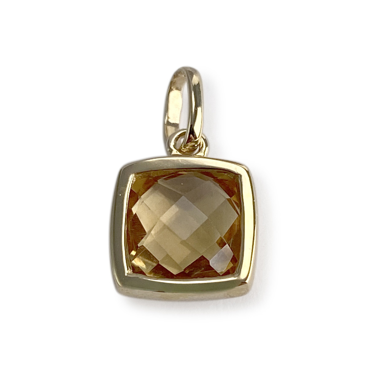 Pendentif d'occasion or 375 jaune citrine - vue 2