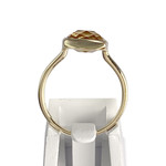 Bague d'occasion or 375 jaune citrine - vue 3