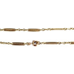 Collier d'occasion or 750 jaune maille fantaisie - vue 3