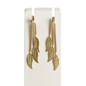 Boucles d'oreilles d'occasion or 750 jaune