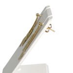 Boucles d'oreilles d'occasion or 750 jaune - vue 2