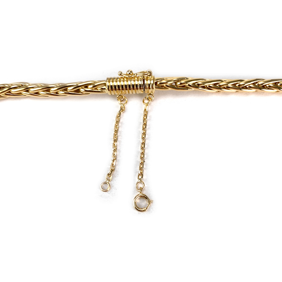 Collier d'occasion or 750 jaune maille palmier - vue 3