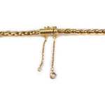 Collier d'occasion or 750 jaune maille palmier - vue 3