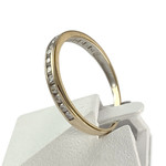 Bague d'occasion or 375 jaune zirconias - vue 2