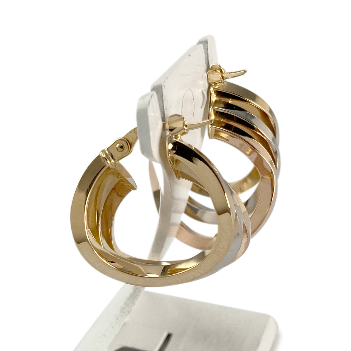 Créoles d'occasion 3 ors 750 - vue 2