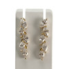 Boucles d'oreilles d'occasion or 750 jaunezirconias - vue V1