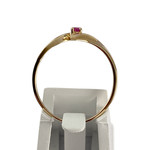 Bague d'occasion or 750 jaune rubis - vue 3