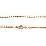 Chaîne d'occasion or 750 jaune maille forcat 47 cm - vue 3