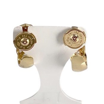Boucles d'oreilles d'occasion or 750 jaune diamants