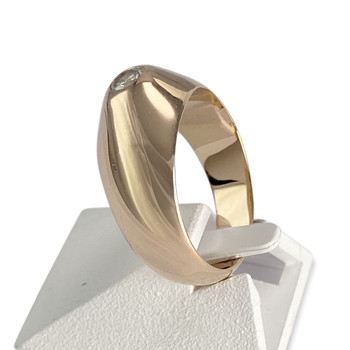 Bague d'occasion or 750 jaune diamant