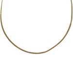 Tweedehands ketting van 750 geelgoud met forcat-schakels, 41 cm - afbeelding 1